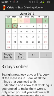 Stop Drinking Alcohol android App screenshot 1